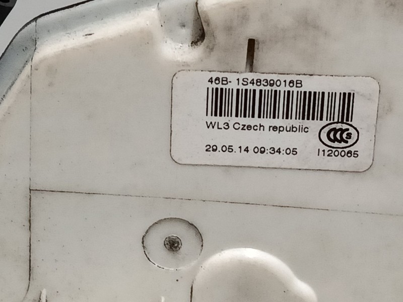 Recambio de cerradura puerta trasera derecha para skoda superb ii (3t4) 2.0 tdi 16v referencia OEM IAM 1s4839016b  