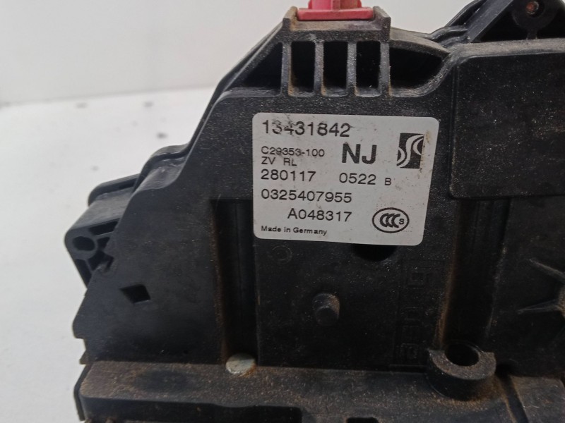Recambio de cerradura puerta trasera izquierda para opel corsa e (x15) 1.4 (08, 68) referencia OEM IAM 0325407955   Recambio de cerradura puerta trasera izquierda para opel corsa e (x15) 1.4 (08, 68) referencia OEM IAM 0325407955