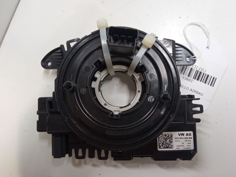 Recambio de anillo airbag para skoda yeti (5l) 2.0 tdi referencia OEM IAM 5K0953569BB   Recambio de anillo airbag para skoda yeti (5l) 2.0 tdi referencia OEM IAM 5K0953569BB