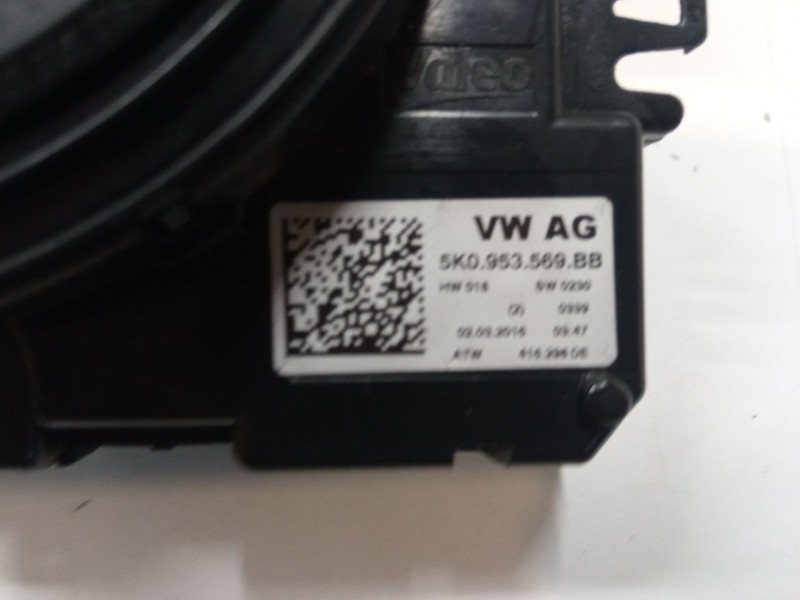 Recambio de anillo airbag para skoda yeti (5l) 2.0 tdi referencia OEM IAM 5K0953569BB   Recambio de anillo airbag para skoda yeti (5l) 2.0 tdi referencia OEM IAM 5K0953569BB