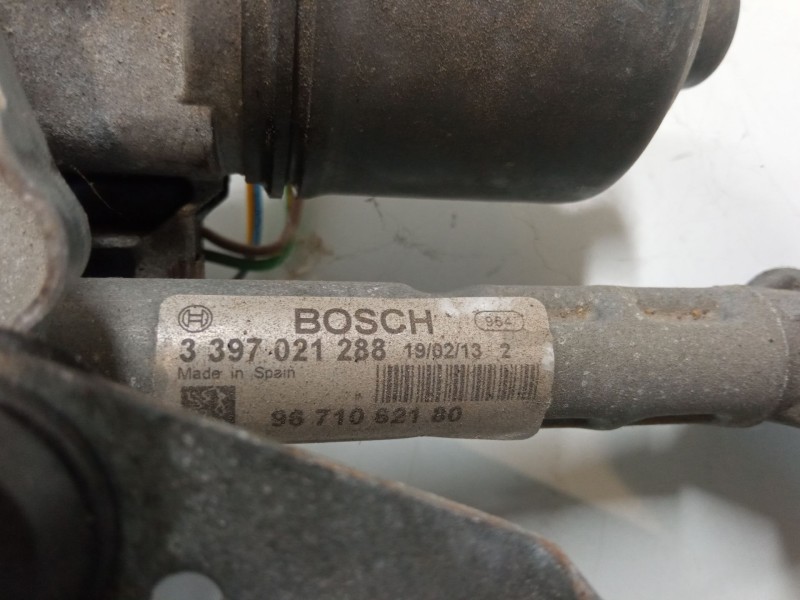 Recambio de motor limpiaparabrisas delantero izquierdo para peugeot 3008 i monospace (0u_) 1.6 hdi 115 / bluehdi 115 referencia 