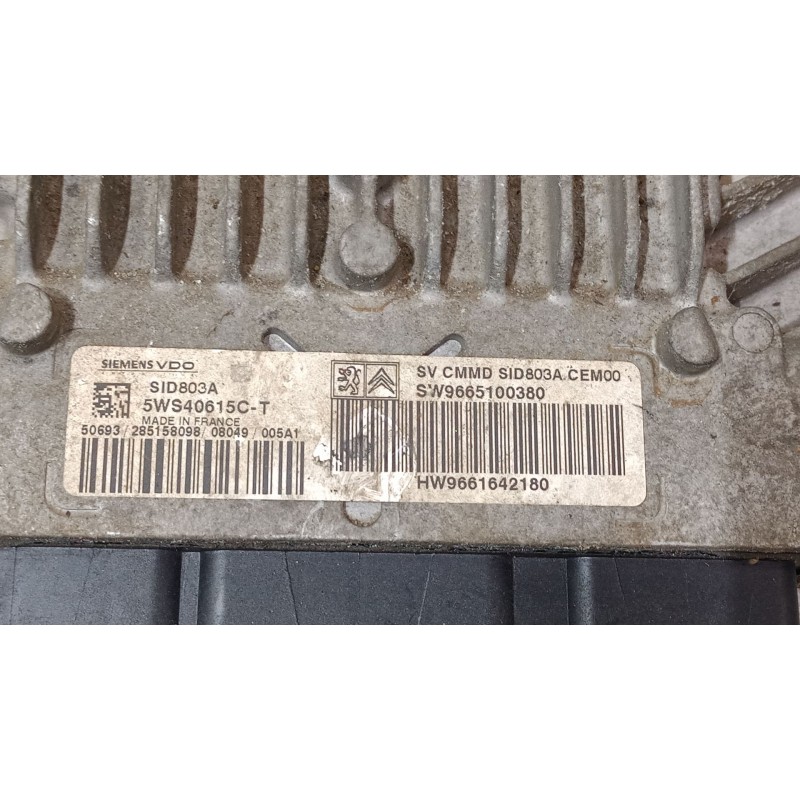 Recambio de centralita motor uce para peugeot expert tepee (vf3x_) 2.0 hdi 120 referencia OEM IAM 9661642180 5WS40615CT 96651003 Recambio de centralita motor uce para peugeot expert tepee (vf3x_) 2.0 hdi 120 referencia OEM IAM 9661642180 5WS40615CT 96651003