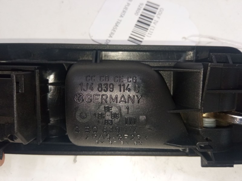 Recambio de maneta interior puerta trasera derecha para volkswagen golf iv (1j1) 1.6 16v referencia OEM IAM 1J4839114C   Recambio de maneta interior puerta trasera derecha para volkswagen golf iv (1j1) 1.6 16v referencia OEM IAM 1J4839114C