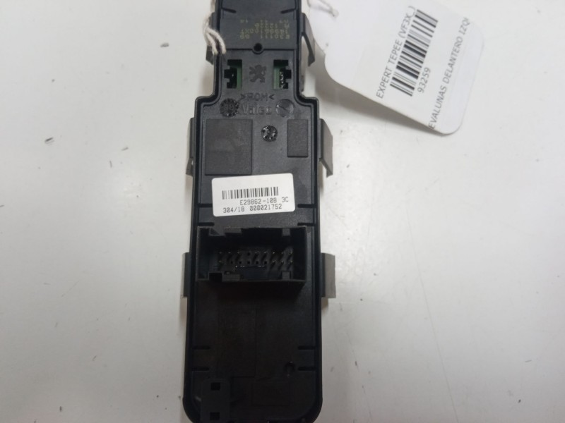 Recambio de mando elevalunas delantero izquierdo para peugeot expert tepee (vf3x_) 2.0 hdi 120 referencia OEM IAM 14996100XT   Recambio de mando elevalunas delantero izquierdo para peugeot expert tepee (vf3x_) 2.0 hdi 120 referencia OEM IAM 14996100XT