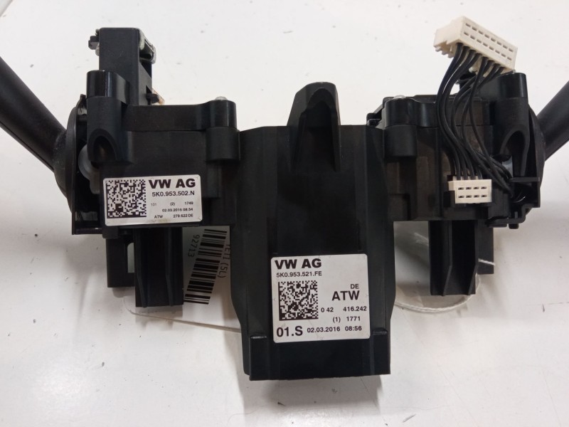 Recambio de mando luces para skoda yeti (5l) 2.0 tdi referencia OEM IAM 5K0953502N  