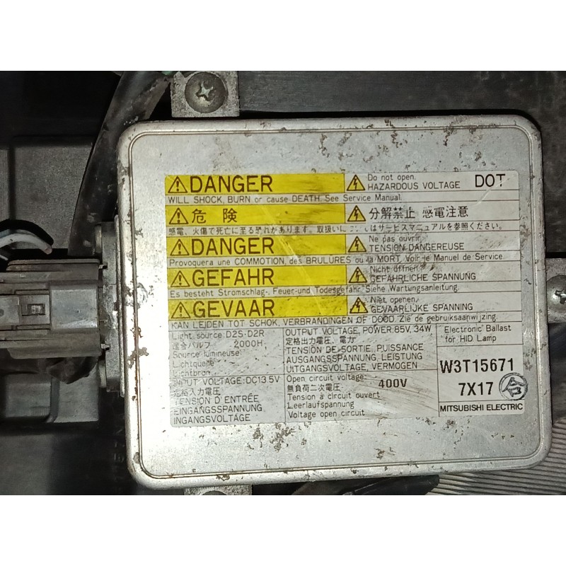 Recambio de faro izquierdo para mazda 5 (cr) 2.0 cd (cr19) referencia OEM IAM    Recambio de faro izquierdo para mazda 5 (cr) 2.0 cd (cr19) referencia OEM IAM