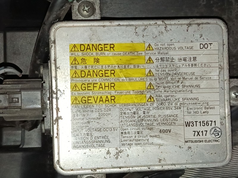 Recambio de faro izquierdo para mazda 5 (cr) 2.0 cd (cr19) referencia OEM IAM   