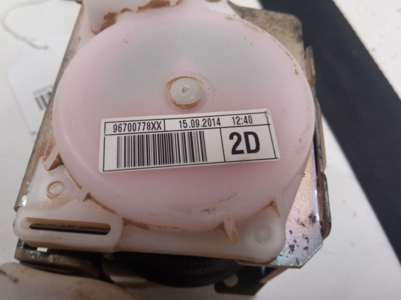 Recambio de cinturon seguridad trasero derecho para peugeot partner tepee 1.6 hdi / bluehdi 75 referencia OEM IAM 96700778XX   Recambio de cinturon seguridad trasero derecho para peugeot partner tepee 1.6 hdi / bluehdi 75 referencia OEM IAM 96700778XX