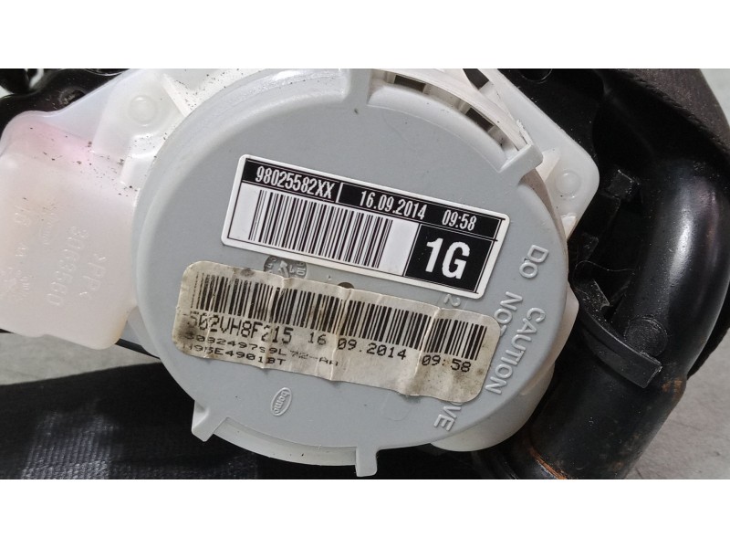 Recambio de cinturon seguridad delantero izquierdo para peugeot partner tepee 1.6 hdi / bluehdi 75 referencia OEM IAM 98025582XX Recambio de cinturon seguridad delantero izquierdo para peugeot partner tepee 1.6 hdi / bluehdi 75 referencia OEM IAM 98025582XX