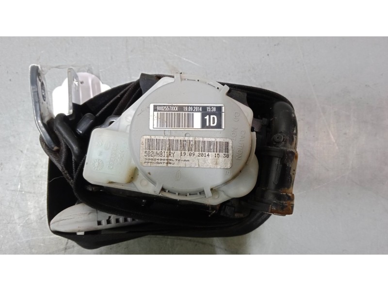 Recambio de cinturon seguridad delantero derecho para peugeot partner tepee 1.6 hdi / bluehdi 75 referencia OEM IAM 98025582XX  
