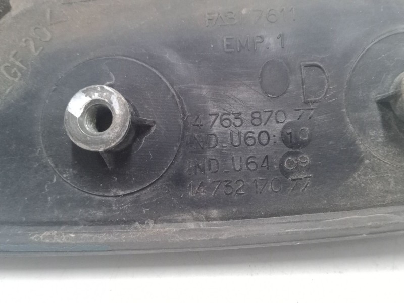 Recambio de maneta exterior puerta delantera derecha para fiat scudo furgoneta (220_) 1.9 d referencia OEM IAM 1473217077   Recambio de maneta exterior puerta delantera derecha para fiat scudo furgoneta (220_) 1.9 d referencia OEM IAM 1473217077