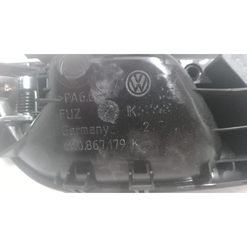 Recambio de maneta interior puerta trasera izquierda para volkswagen polo v (6r1, 6c1) 1.0 referencia OEM IAM 6R0867179K   Recambio de maneta interior puerta trasera izquierda para volkswagen polo v (6r1, 6c1) 1.0 referencia OEM IAM 6R0867179K