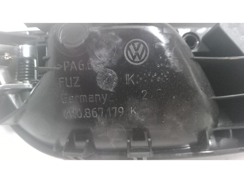 Recambio de maneta interior puerta trasera izquierda para volkswagen polo v (6r1, 6c1) 1.0 referencia OEM IAM 6R0867179K   Recambio de maneta interior puerta trasera izquierda para volkswagen polo v (6r1, 6c1) 1.0 referencia OEM IAM 6R0867179K