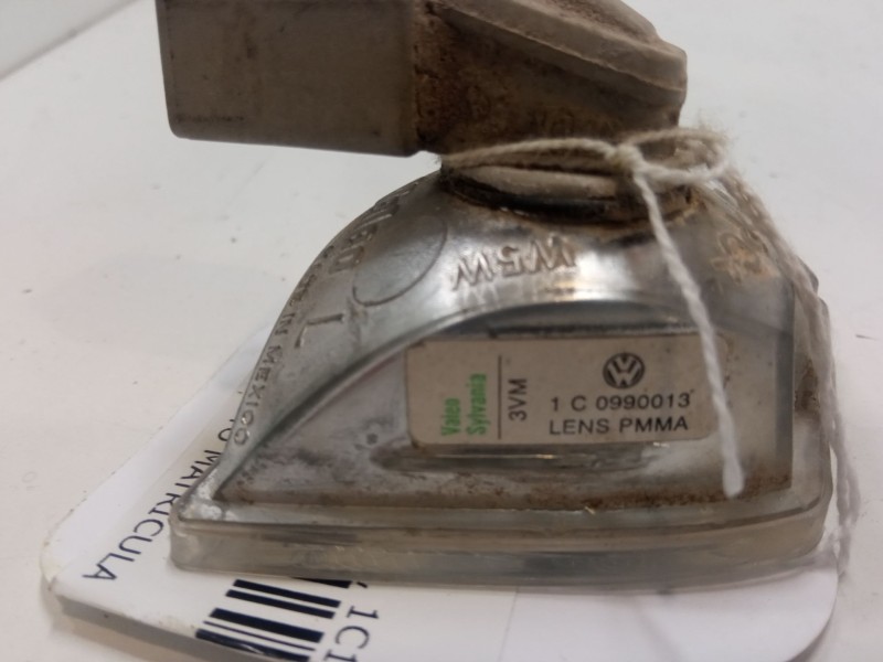 Recambio de piloto matricula para volkswagen new beetle (9c1, 1c1) 1.9 tdi referencia OEM IAM izquierdo  1C0990013 Recambio de piloto matricula para volkswagen new beetle (9c1, 1c1) 1.9 tdi referencia OEM IAM izquierdo  1C0990013