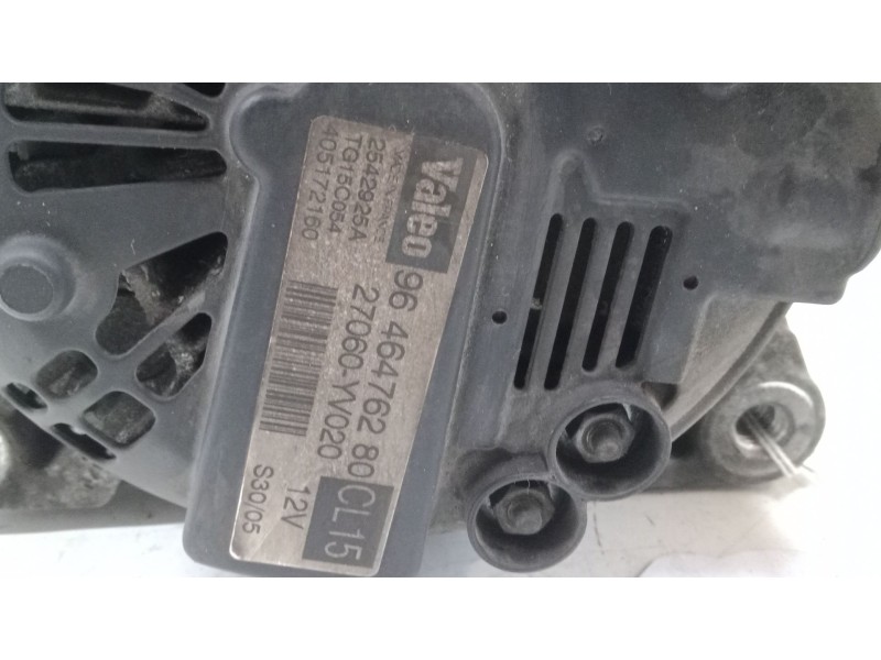 Recambio de alternador para peugeot 1007 (km_) 1.4 hdi referencia OEM IAM 9646476280   Recambio de alternador para peugeot 1007 (km_) 1.4 hdi referencia OEM IAM 9646476280