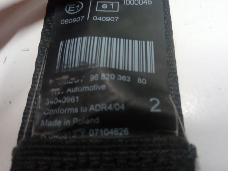 Recambio de cinturon seguridad trasero izquierdo para peugeot 3008 i monospace (0u_) 1.6 hdi 115 / bluehdi 115 referencia OEM IA