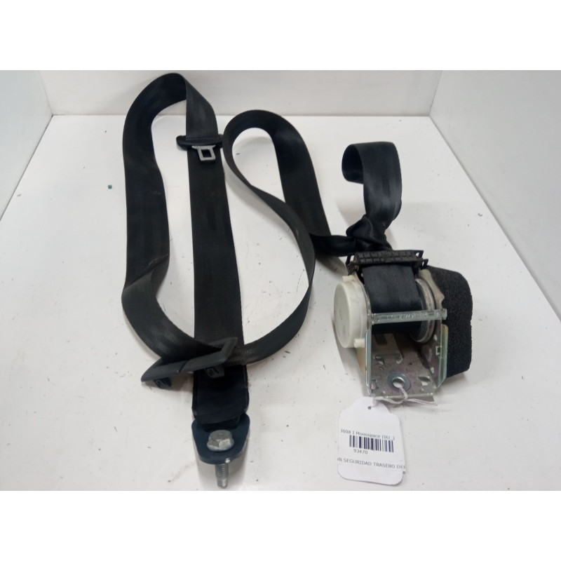 Recambio de cinturon seguridad trasero derecho para peugeot 3008 i monospace (0u_) 1.6 hdi 115 / bluehdi 115 referencia OEM IAM 