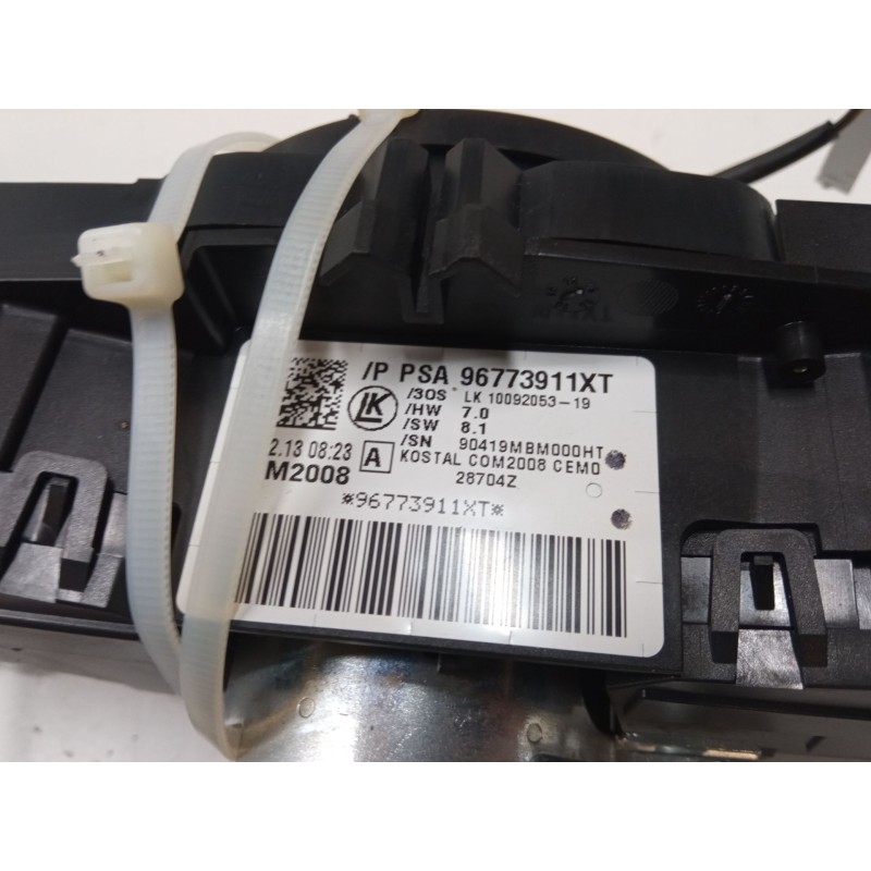 Recambio de mando luces para peugeot 3008 i monospace (0u_) 1.6 hdi 115 / bluehdi 115 referencia OEM IAM 96773911XT  