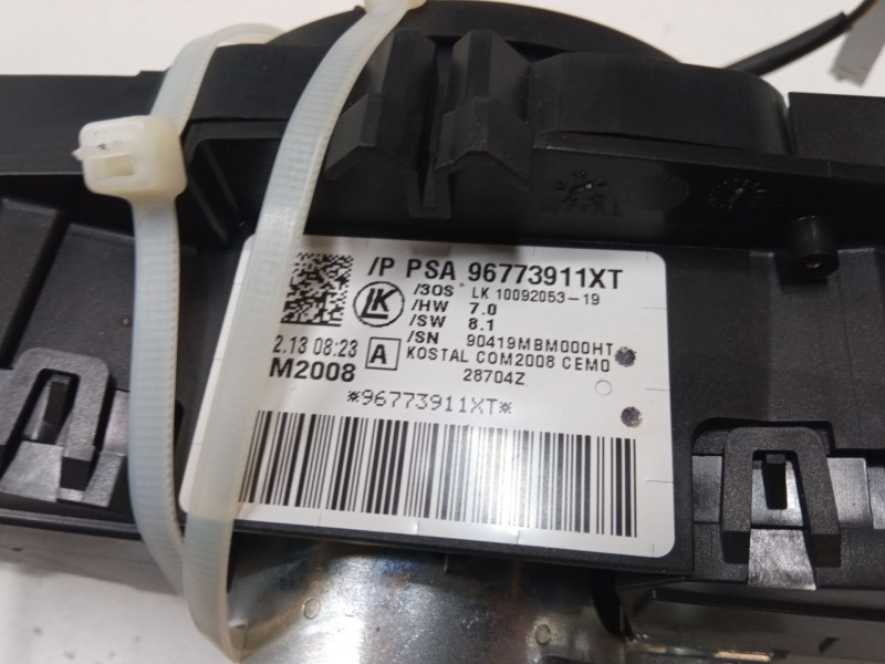 Recambio de mando luces para peugeot 3008 i monospace (0u_) 1.6 hdi 115 / bluehdi 115 referencia OEM IAM 96773911XT  