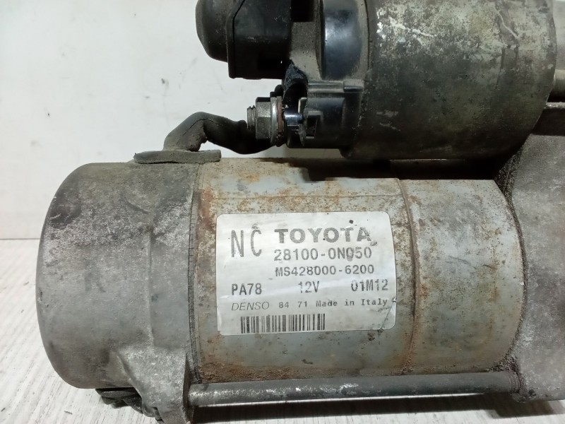 Recambio de motor arranque para toyota auris (_e15_) 1.4 d-4d (nde150_) referencia OEM IAM 281000N050  MS4280006200