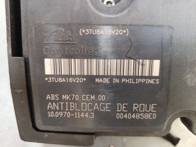 Recambio de abs para citroën c3 i (fc_, fn_) 1.1 i referencia OEM IAM 9662298480   Recambio de abs para citroën c3 i (fc_, fn_) 1.1 i referencia OEM IAM 9662298480