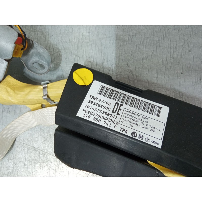 Recambio de airbag cortina delantero izquierdo para volkswagen touran (1t1, 1t2) 1.6 fsi referencia OEM IAM 1t0880741f  