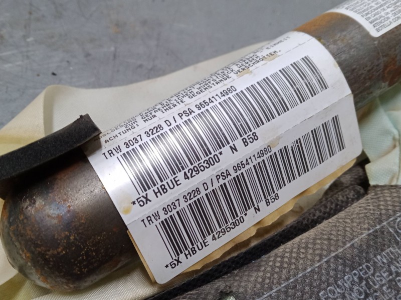 Recambio de airbag lateral delantero derecho para citroën c4 picasso i monospace (ud_) 1.6 hdi referencia OEM IAM 9654114980   Recambio de airbag lateral delantero derecho para citroën c4 picasso i monospace (ud_) 1.6 hdi referencia OEM IAM 9654114980