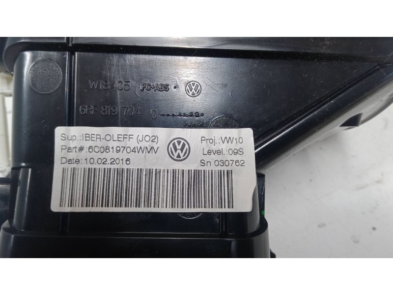 Recambio de aireador derecho para volkswagen polo v (6r1, 6c1) 1.0 referencia OEM IAM    Recambio de aireador derecho para volkswagen polo v (6r1, 6c1) 1.0 referencia OEM IAM
