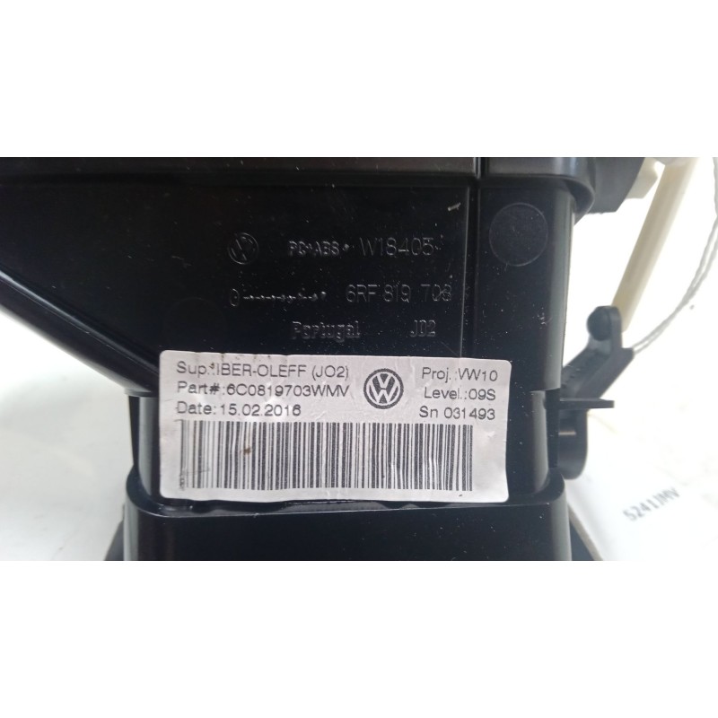 Recambio de aireador izquierdo para volkswagen polo v (6r1, 6c1) 1.0 referencia OEM IAM 6C0819703   Recambio de aireador izquierdo para volkswagen polo v (6r1, 6c1) 1.0 referencia OEM IAM 6C0819703