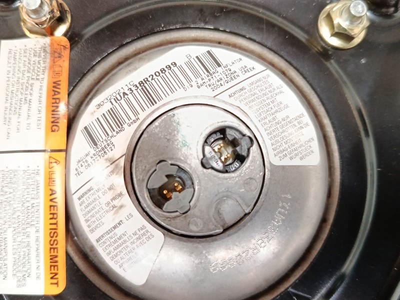 Recambio de airbag volante para jaguar xj (x350, x358) d 2.7 referencia OEM IAM    Recambio de airbag volante para jaguar xj (x350, x358) d 2.7 referencia OEM IAM