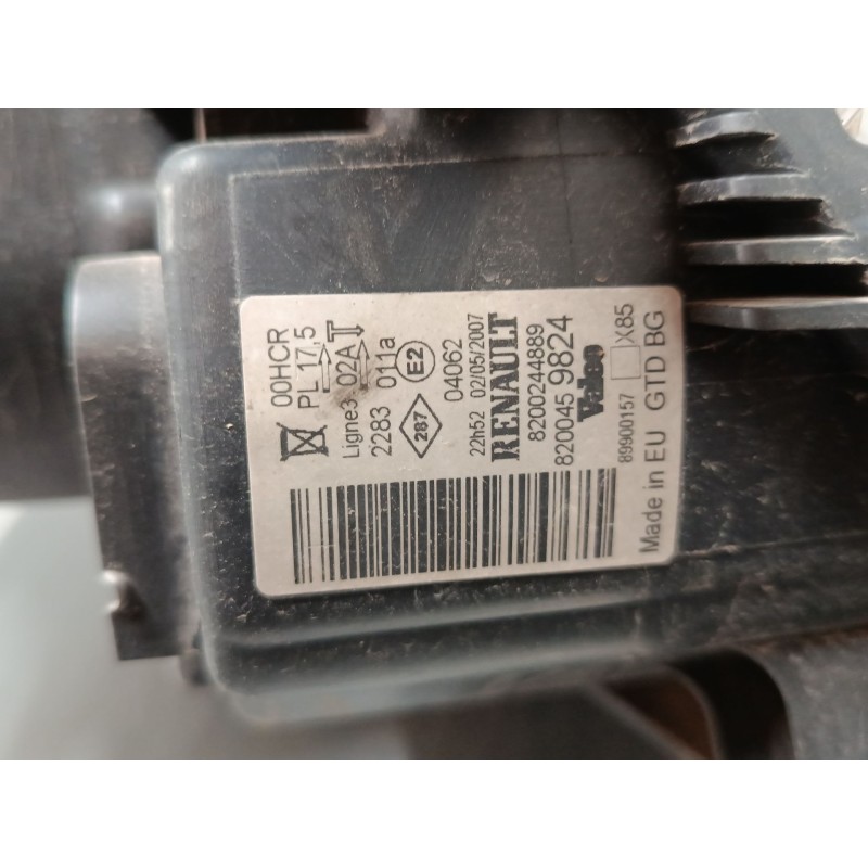 Recambio de faro izquierdo para renault clio iii (br0/1, cr0/1) 1.4 16v referencia OEM IAM 8200459824   Recambio de faro izquierdo para renault clio iii (br0/1, cr0/1) 1.4 16v referencia OEM IAM 8200459824
