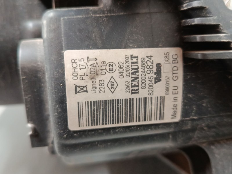 Recambio de faro izquierdo para renault clio iii (br0/1, cr0/1) 1.4 16v referencia OEM IAM 8200459824   Recambio de faro izquierdo para renault clio iii (br0/1, cr0/1) 1.4 16v referencia OEM IAM 8200459824