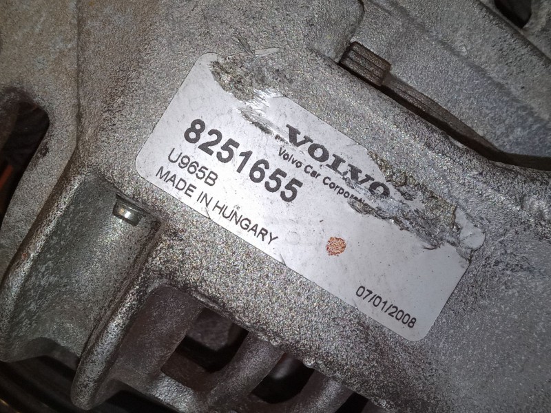 Recambio de alternador para volvo s40 i (644) 2.0 t referencia OEM IAM   
