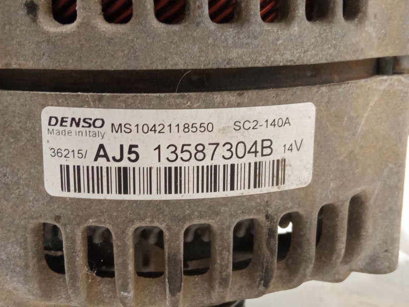 Recambio de alternador para opel zafira tourer c (p12) 1.6 cdti (75) referencia OEM IAM MS1042118550 13587304B 