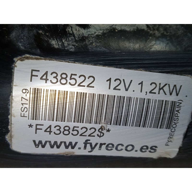 Recambio de motor arranque para opel corsa d (s07) 1.2 (l08, l68) referencia OEM IAM F438522  