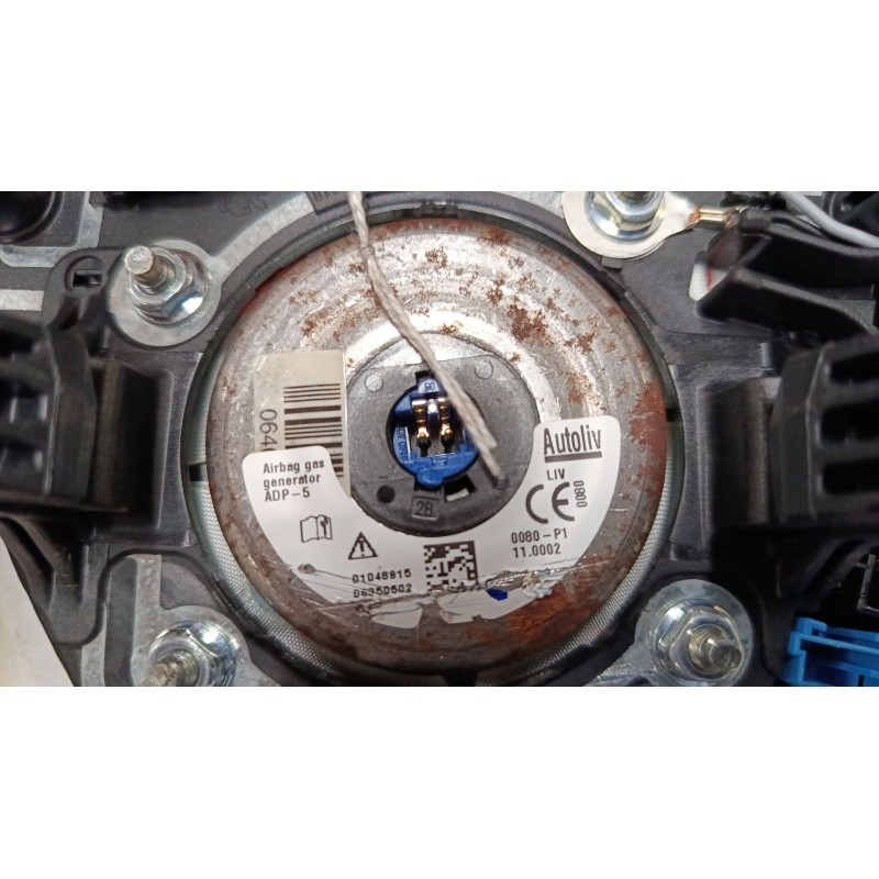 Recambio de airbag volante para peugeot 2008 i (cu_) 1.2 thp 110 / puretech 110 referencia OEM IAM 98072114ZD   Recambio de airbag volante para peugeot 2008 i (cu_) 1.2 thp 110 / puretech 110 referencia OEM IAM 98072114ZD