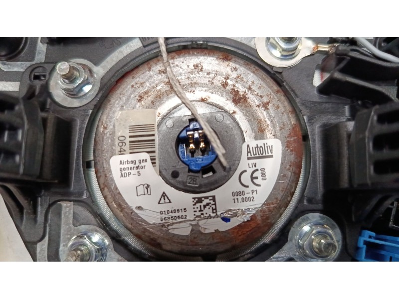 Recambio de airbag volante para peugeot 2008 i (cu_) 1.2 thp 110 / puretech 110 referencia OEM IAM 98072114ZD   Recambio de airbag volante para peugeot 2008 i (cu_) 1.2 thp 110 / puretech 110 referencia OEM IAM 98072114ZD
