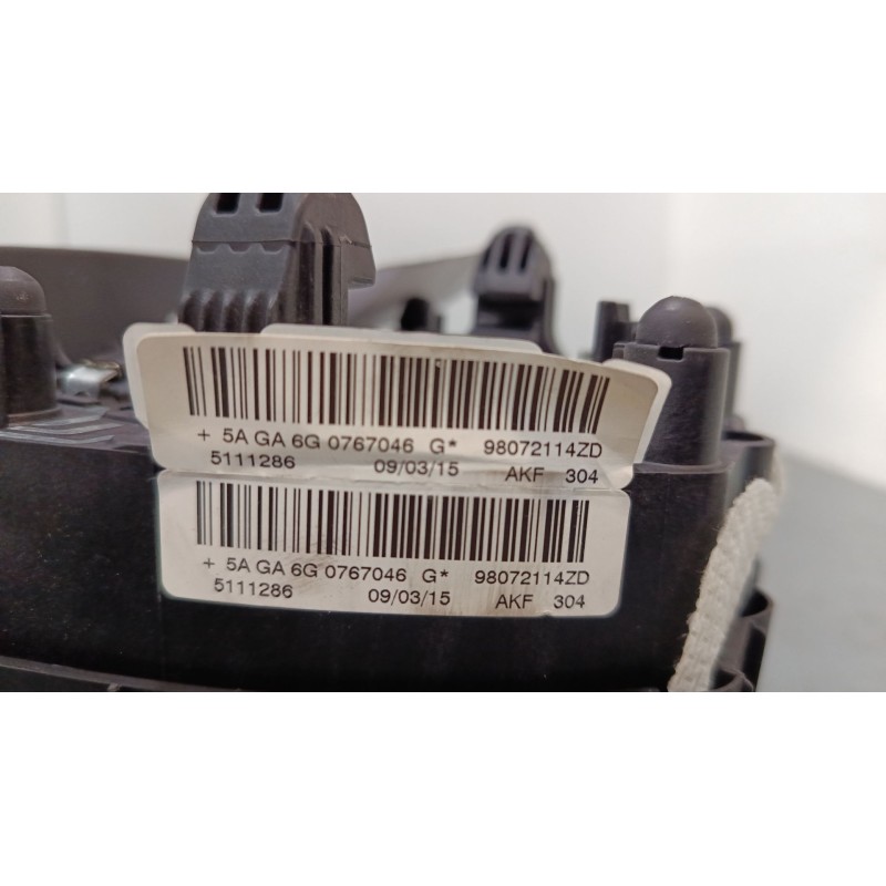 Recambio de airbag volante para peugeot 2008 i (cu_) 1.2 thp 110 / puretech 110 referencia OEM IAM 98072114ZD   Recambio de airbag volante para peugeot 2008 i (cu_) 1.2 thp 110 / puretech 110 referencia OEM IAM 98072114ZD