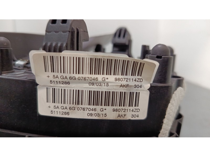 Recambio de airbag volante para peugeot 2008 i (cu_) 1.2 thp 110 / puretech 110 referencia OEM IAM 98072114ZD   Recambio de airbag volante para peugeot 2008 i (cu_) 1.2 thp 110 / puretech 110 referencia OEM IAM 98072114ZD