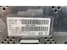 Recambio de pantalla multifuncion para nissan pathfinder iii (r51) 2.5 dci referencia OEM IAM 28091EP000   2
