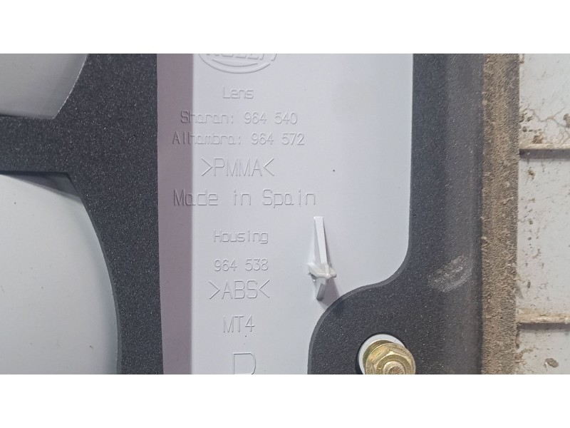 Recambio de piloto trasero derecho para seat alhambra (7v8, 7v9) 2.0 i referencia OEM IAM    Recambio de piloto trasero derecho para seat alhambra (7v8, 7v9) 2.0 i referencia OEM IAM