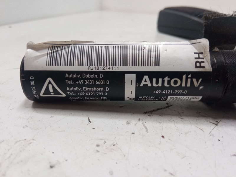 Recambio de anclaje cinturon delantero derecho para opel corsa d (s07) 1.3 cdti (l08, l68) referencia OEM IAM   