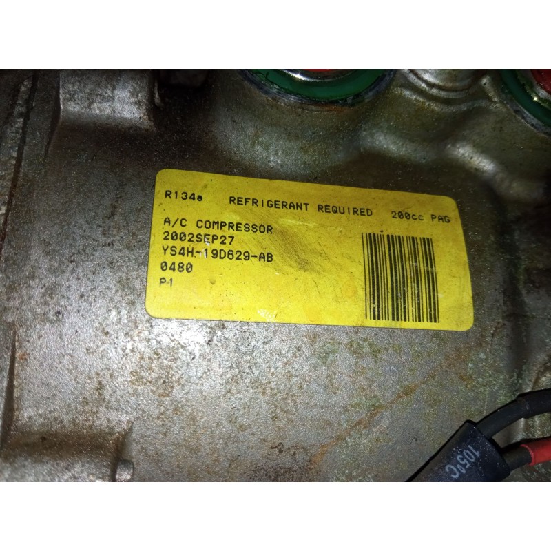 Recambio de compresor a/a para ford fusion (ju_) 1.4 referencia OEM IAM YS4H19D629   Recambio de compresor a/a para ford fusion (ju_) 1.4 referencia OEM IAM YS4H19D629