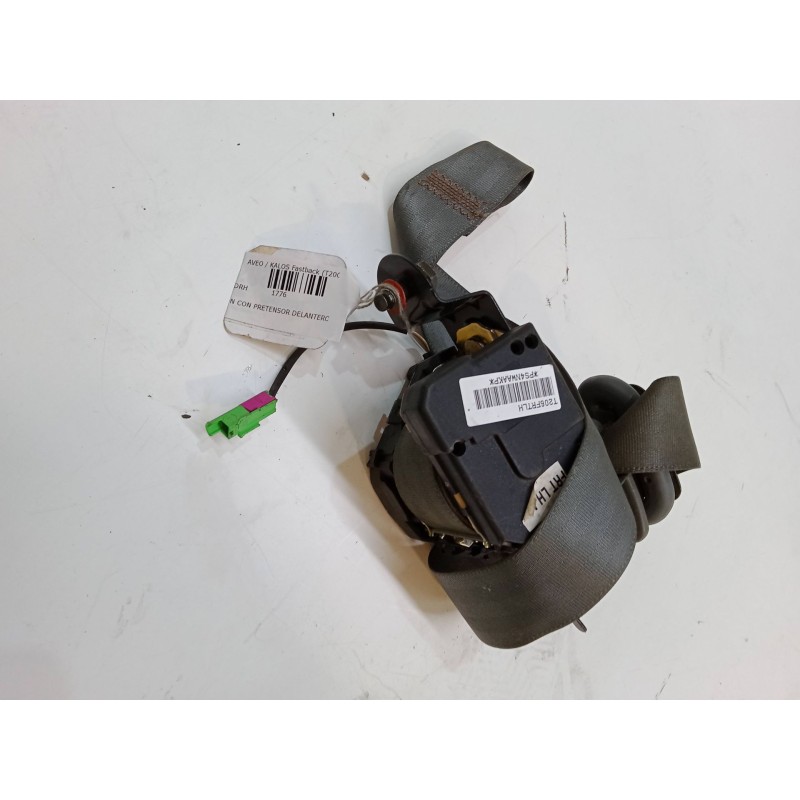 Recambio de cinturon con pretensor delantero izquierdo para chevrolet aveo / kalos hatchback (t200) 1.4 16v referencia OEM IAM  