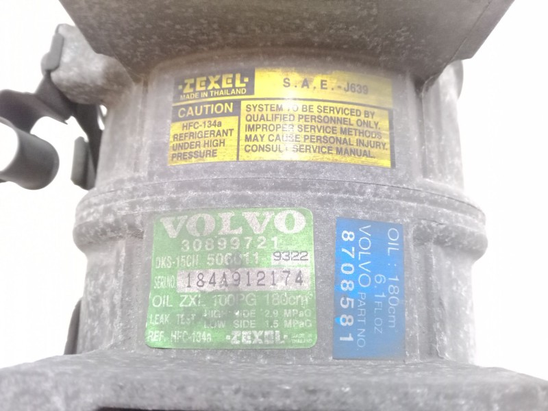 Recambio de compresor a/a para volvo s40 i (644) 2.0 t referencia OEM IAM   