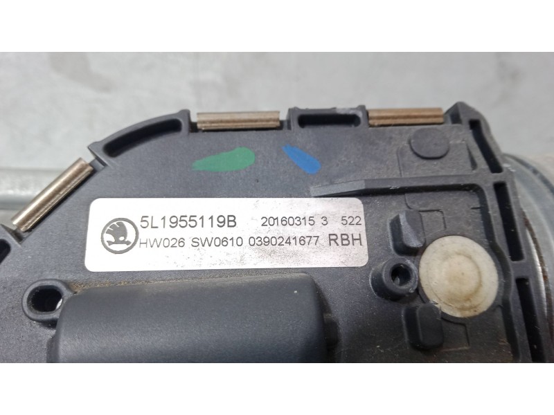 Recambio de motor limpia delantero para skoda yeti (5l) 2.0 tdi referencia OEM IAM 5L1955119B  