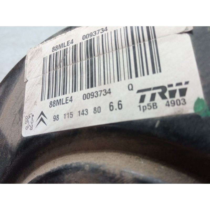 Recambio de servofreno para citroën c4 cactus 1.2 vti 82 referencia OEM IAM 9811514380   Recambio de servofreno para citroën c4 cactus 1.2 vti 82 referencia OEM IAM 9811514380