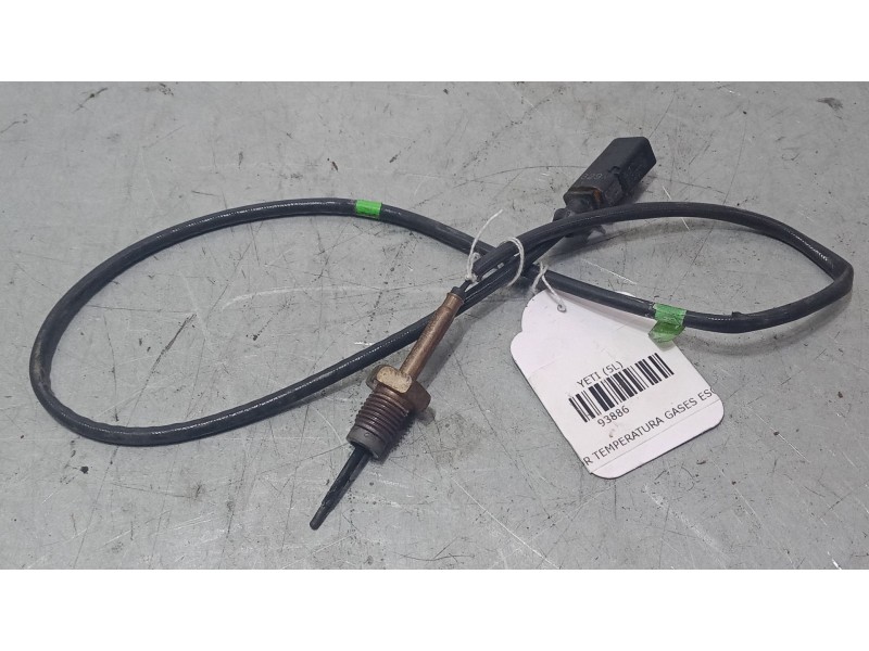 Recambio de sensor temperatura gases escape para skoda yeti (5l) 2.0 tdi referencia OEM IAM 1j0973802  