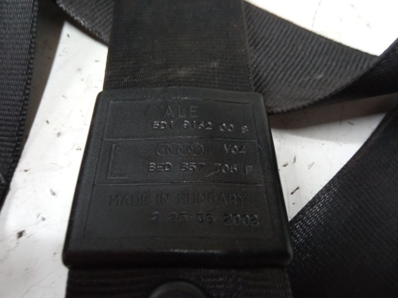 Recambio de cinturon seguridad delantero izquierdo para audi a4 b6 avant (8e5) 1.9 tdi referencia OEM IAM    Recambio de cinturon seguridad delantero izquierdo para audi a4 b6 avant (8e5) 1.9 tdi referencia OEM IAM