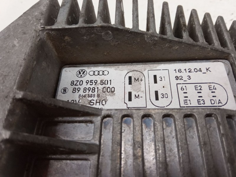 Recambio de resistencia electroventilador para audi a2 (8z0) 1.4 tdi referencia OEM IAM 8Z0959501  898981000 Recambio de resistencia electroventilador para audi a2 (8z0) 1.4 tdi referencia OEM IAM 8Z0959501  898981000